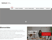 Tablet Screenshot of nexusinstitute.com.ar
